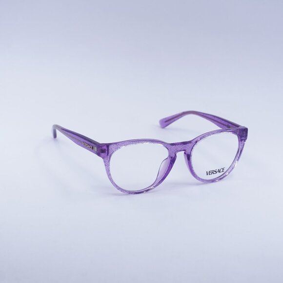 Versace Kids VK3321U 5373 Eyeglasses Lilac Glitter 48mm Cat Eye Frame - Picture 1 of 10